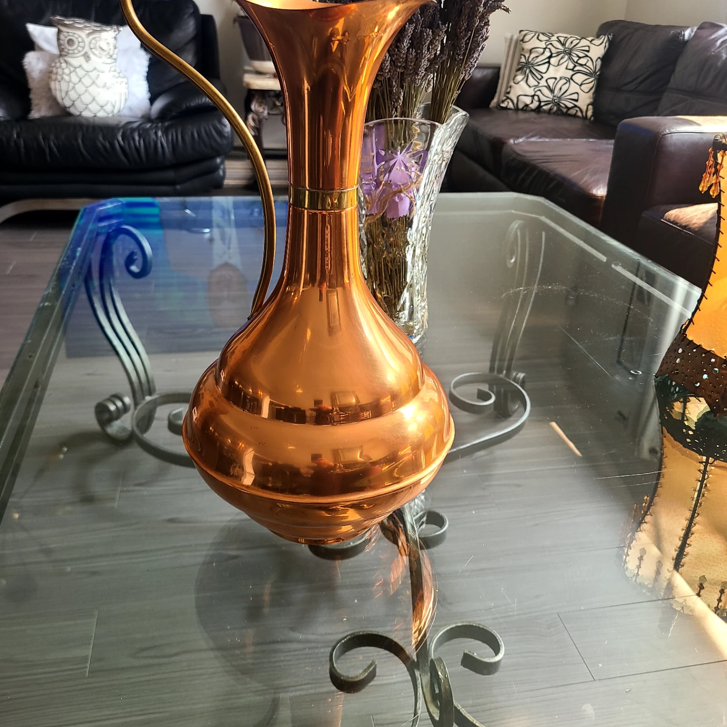 Copper Pitcher Vase - photo 3