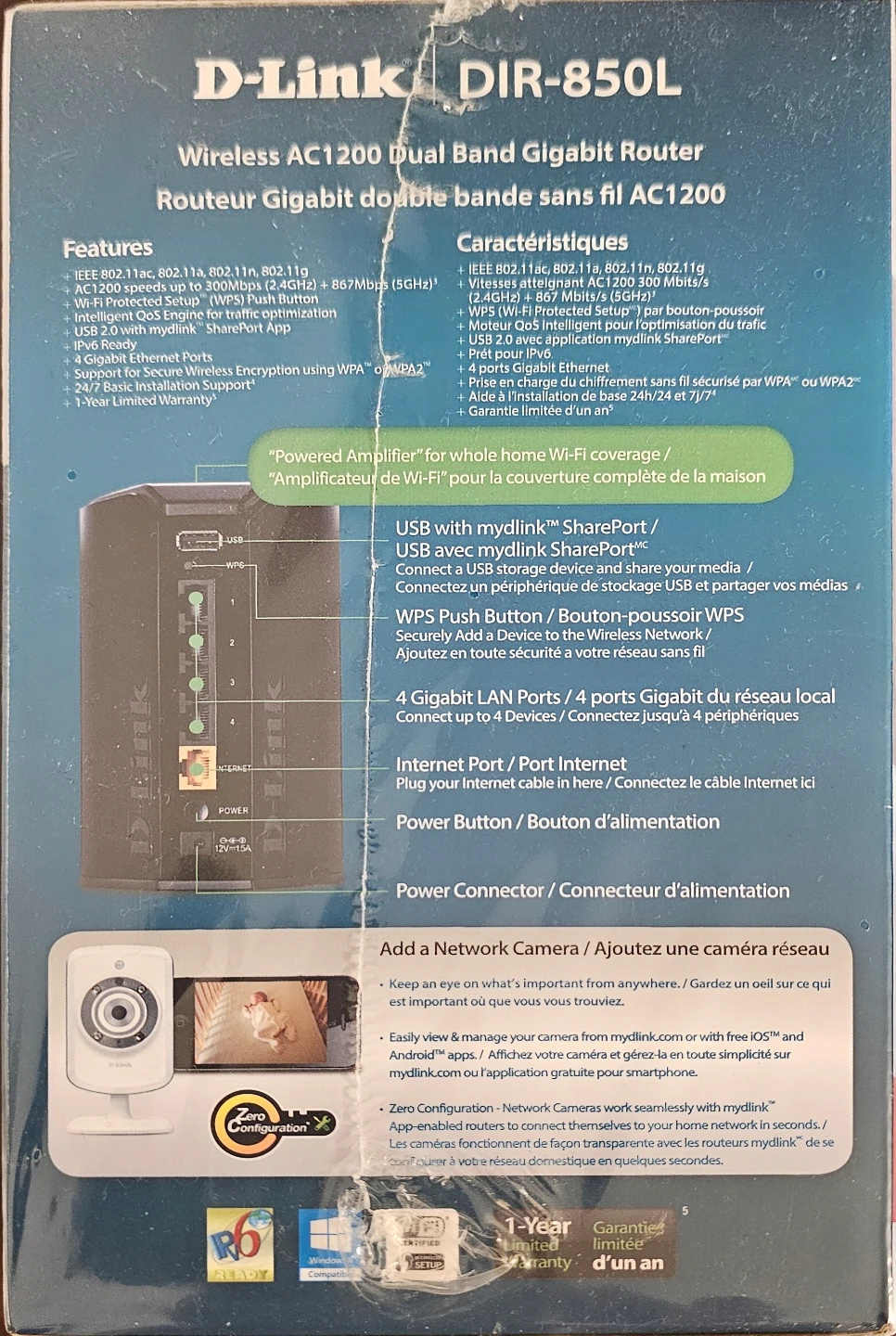 NEW D-Link DIR-850L Wireless AC1200 Router - photo 2
