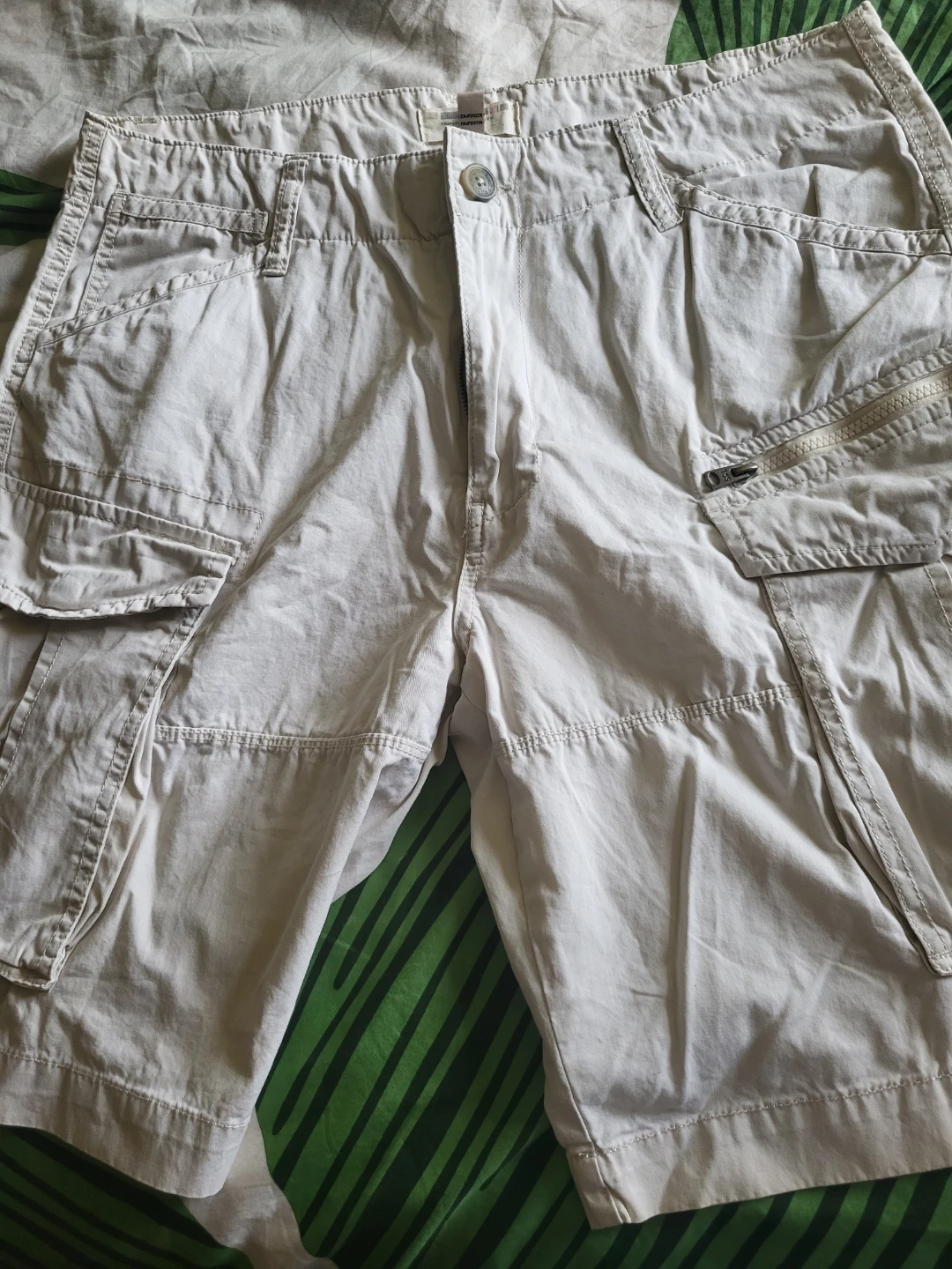 Khaki Cargo Shorts
