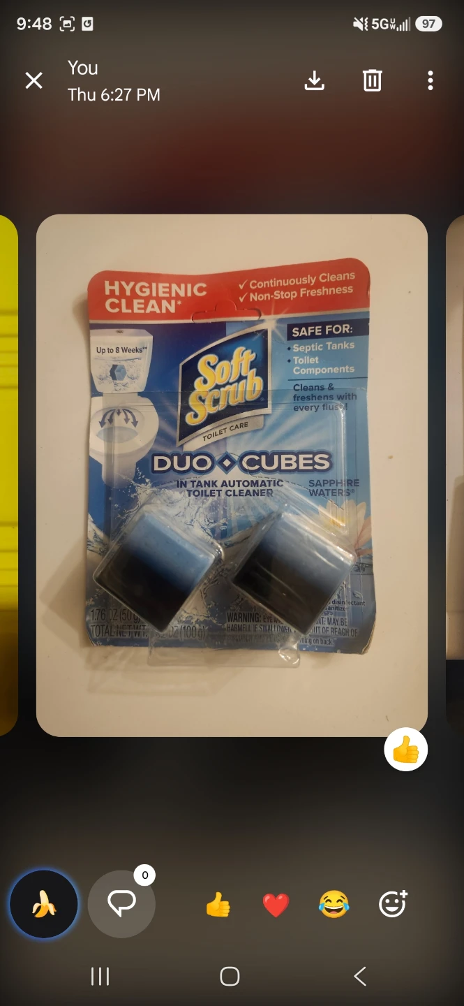 Soft Scrub Duo Cubes Automatic Toilet Cleaner - Sapphire Waters