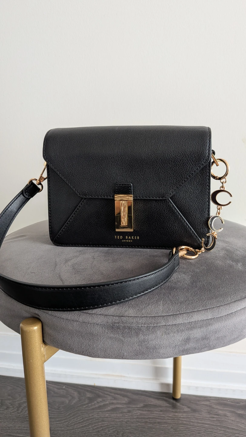 Ted Baker Black Leather Shoulder Bag