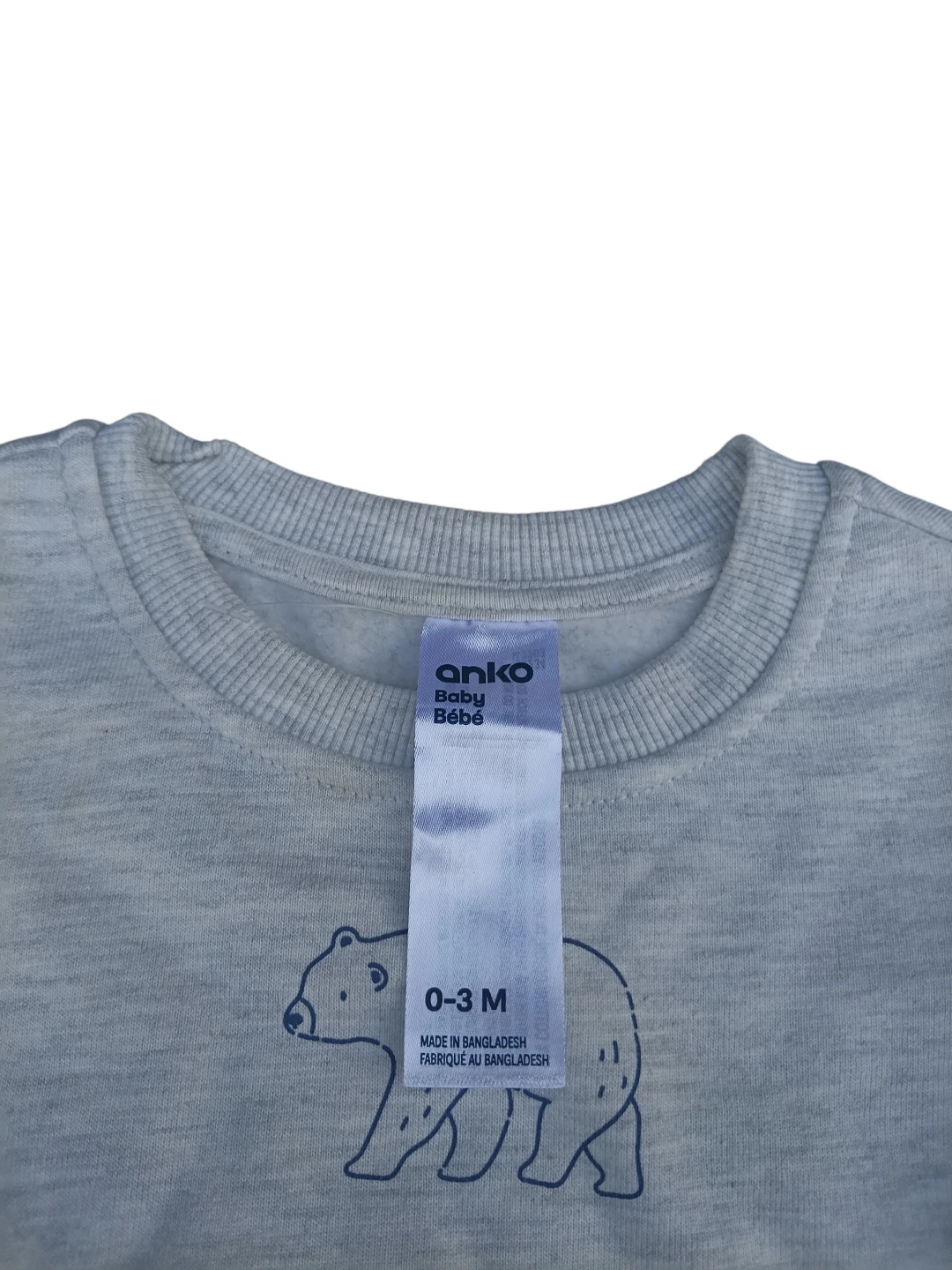 Anko Baby Long-Sleeve Bear Crewneck Sweatshirt - photo 2
