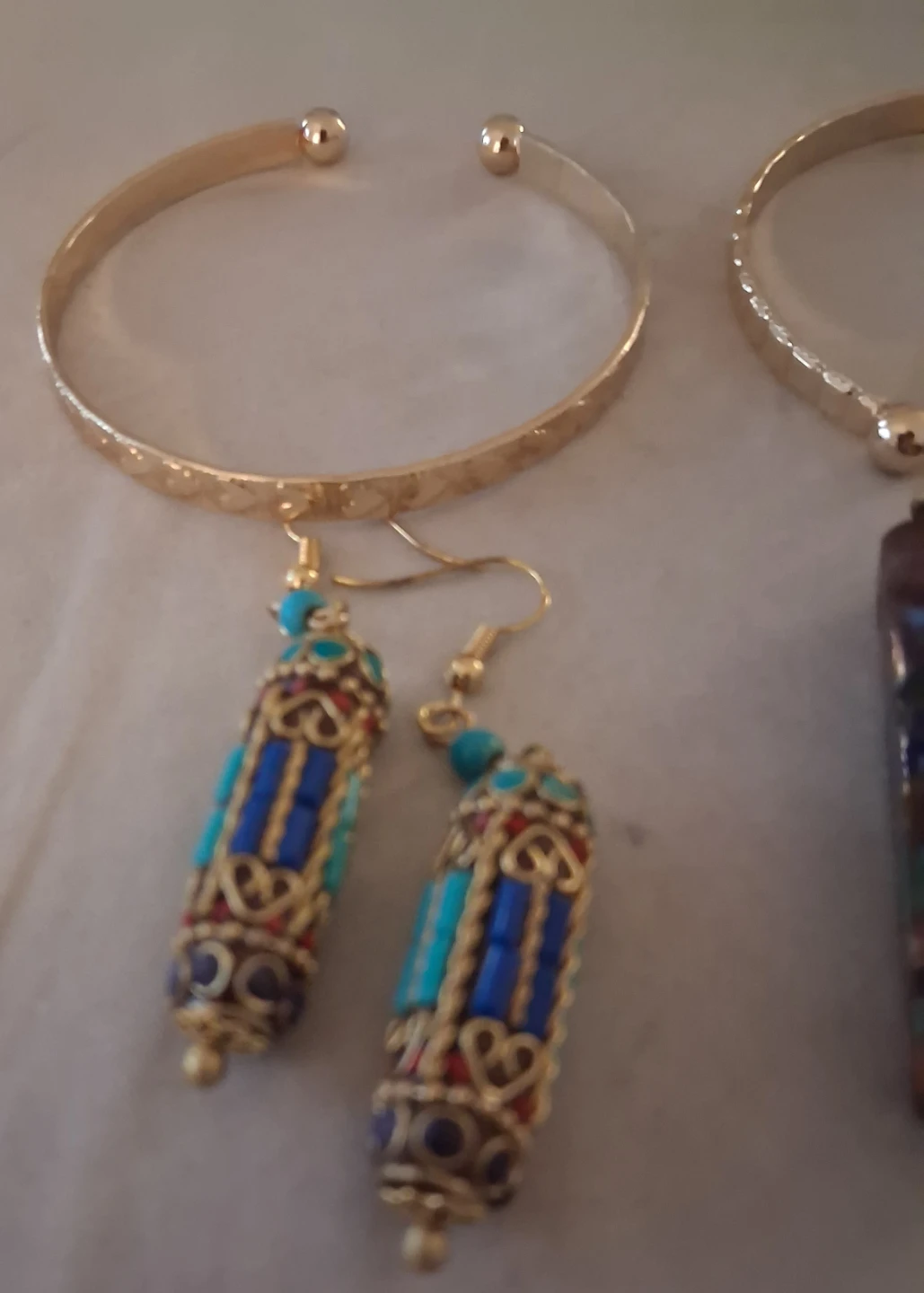 Bohemian Style Cylinder Drop Earrings - photo 3