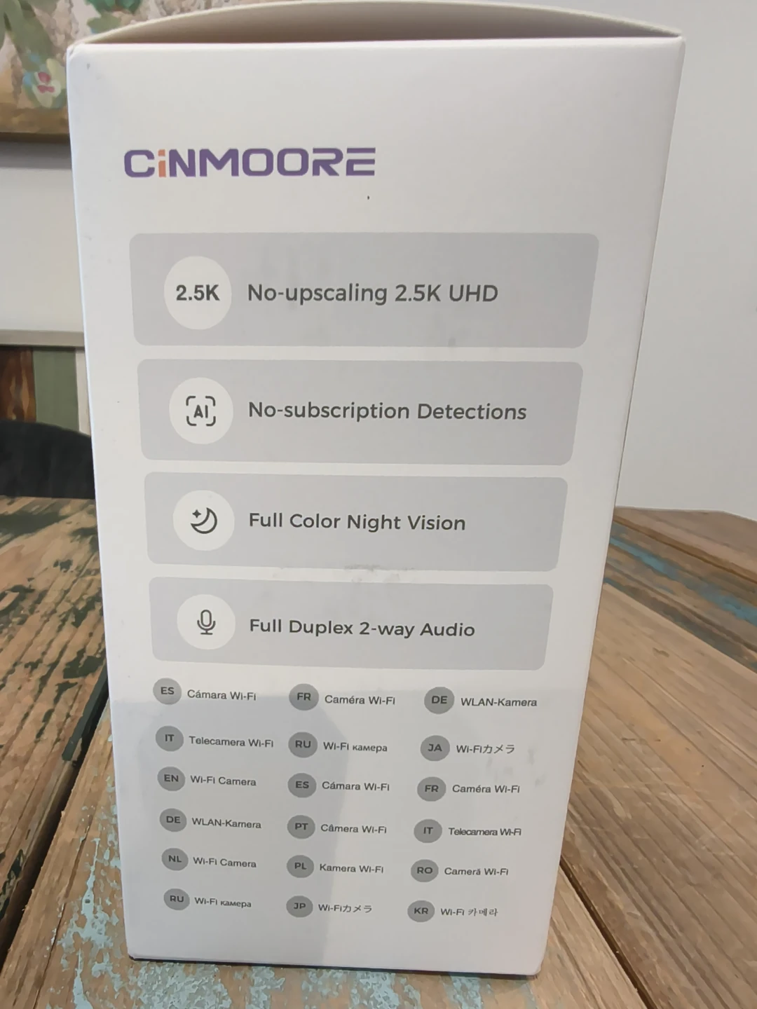 Brand New (Sealed) Cinmoore Indoor Pan Tilt Wi-Fi Camera - photo 5