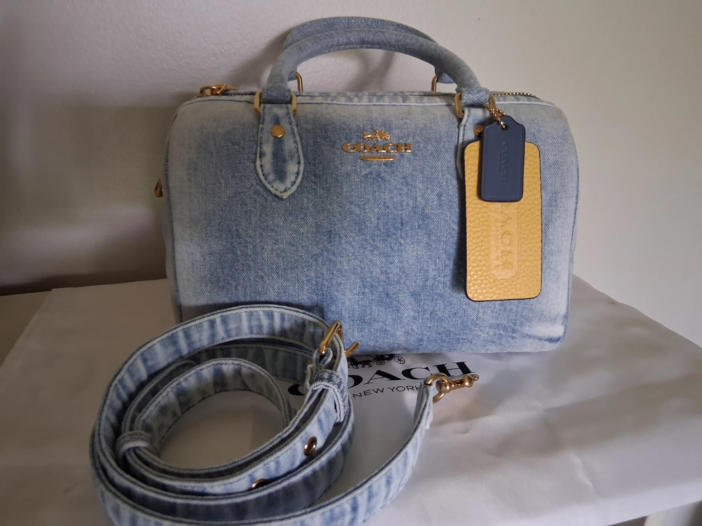 Coach loved denim rowan