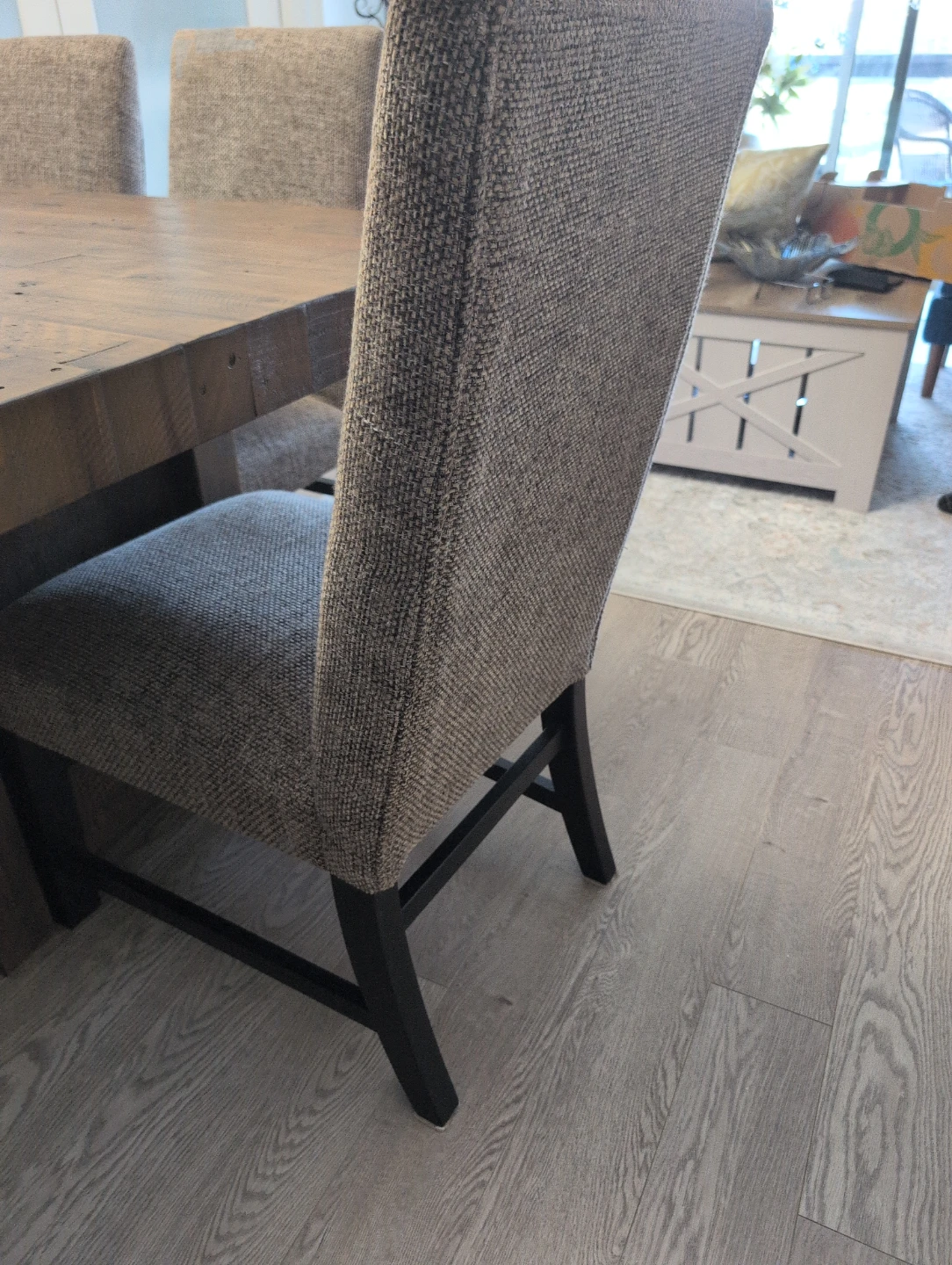 Rustic Farmhouse Dining Table and Chairs Set - photo 4