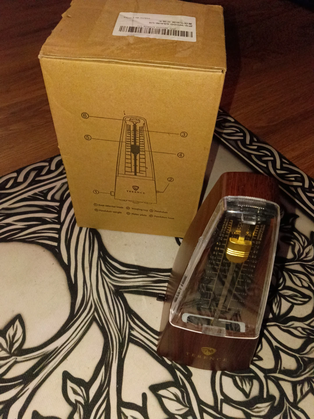 Terence Wood Grain Mechanical Metronome