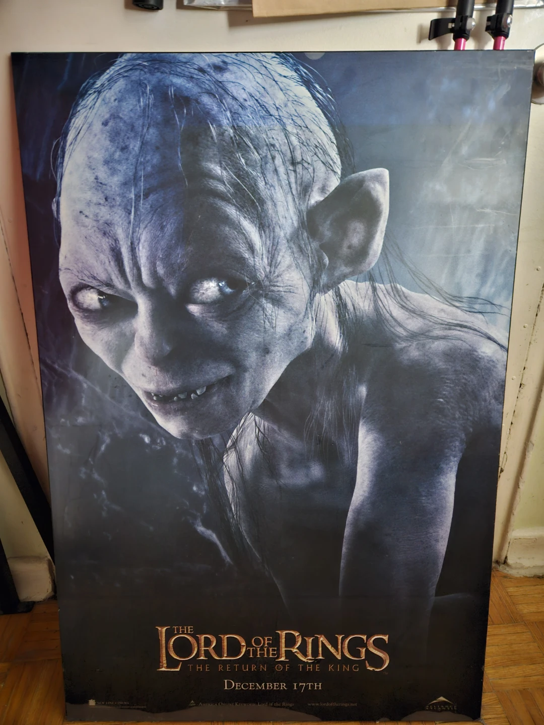 Golum Lord of the Rings Return of King Movie Poster Board