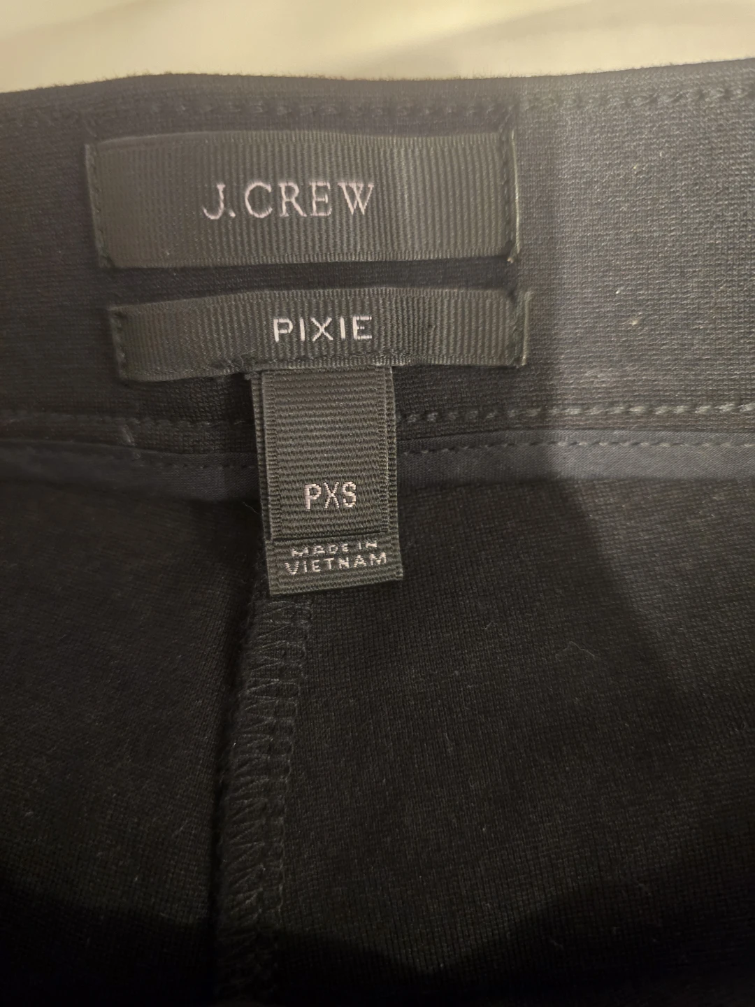 J. Crew Pixie Pants Black PXS