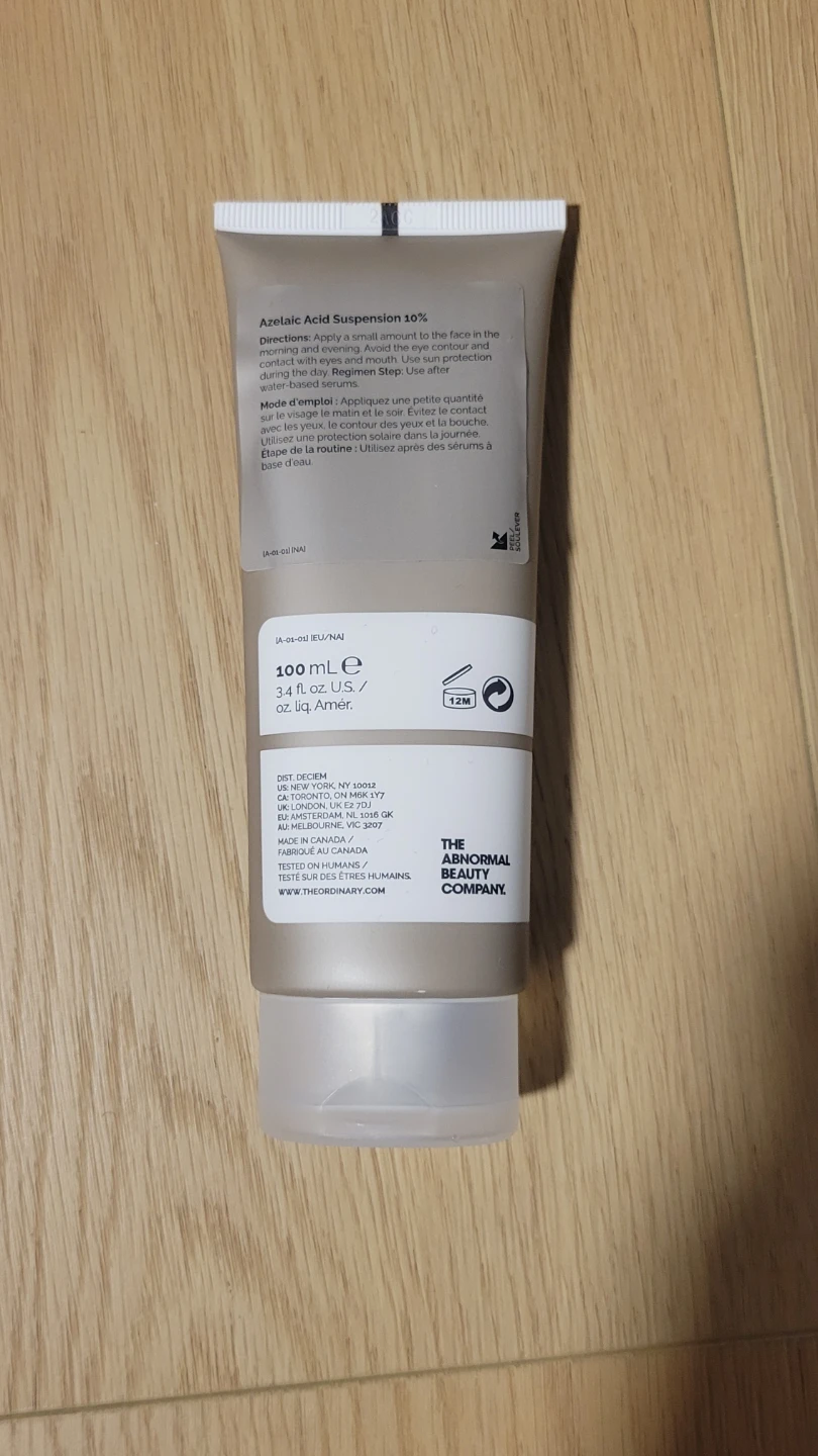 The Ordinary Azelaic Acid Suspension 10% Brightening Formula - photo 2