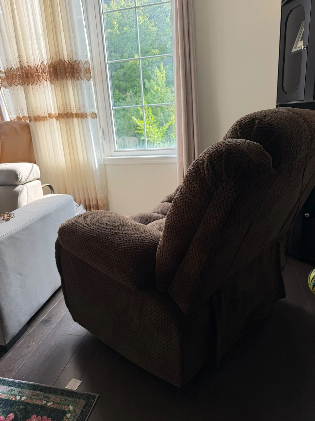 Brown Recliner Chair with Heat and Massage - photo 4