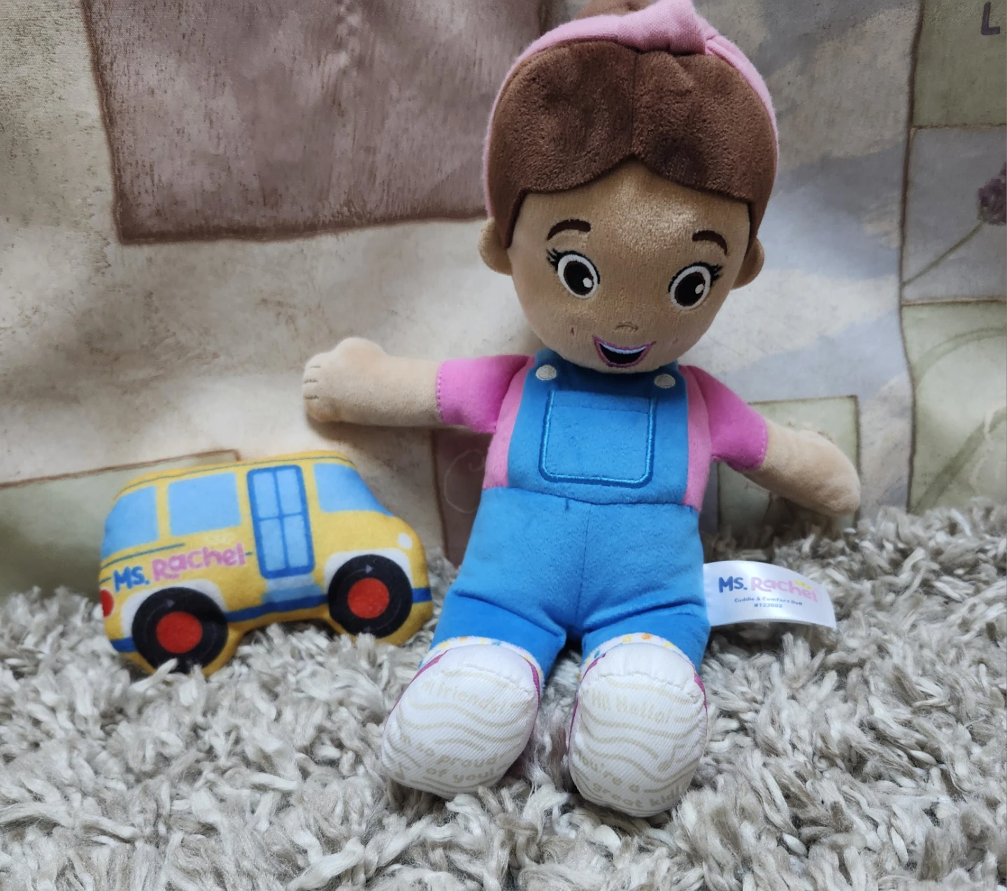 Ms. Rachel Cuddle & Comfort Doll with Bus