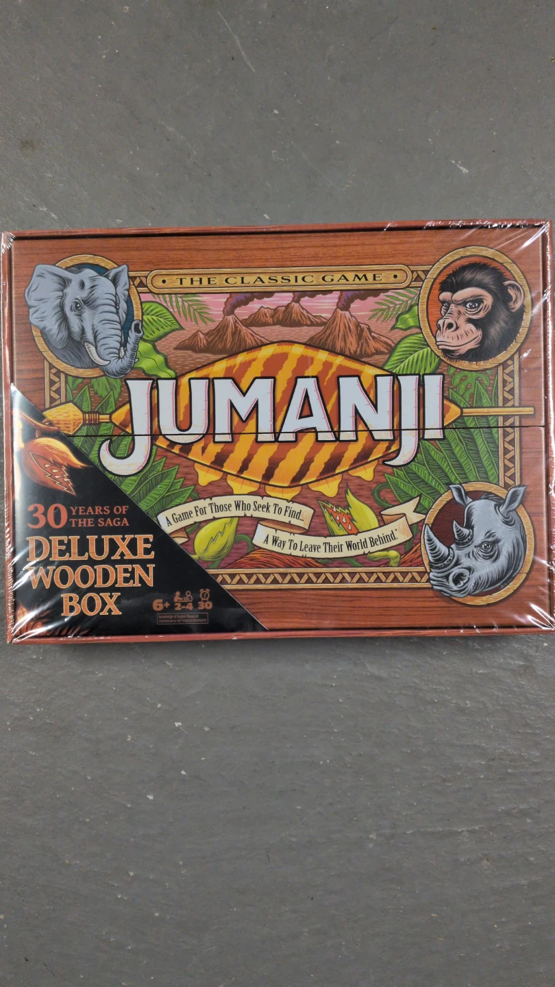 Jumanji Deluxe Wooden Box Board Game
