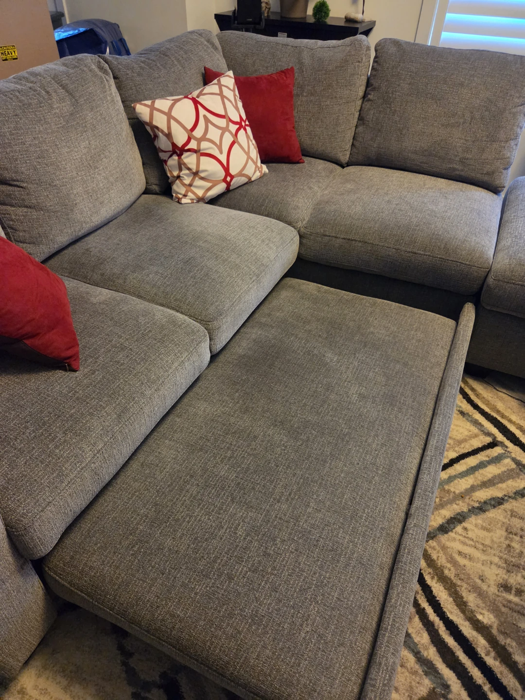Structube sectional sleeper / ottoman - photo 2