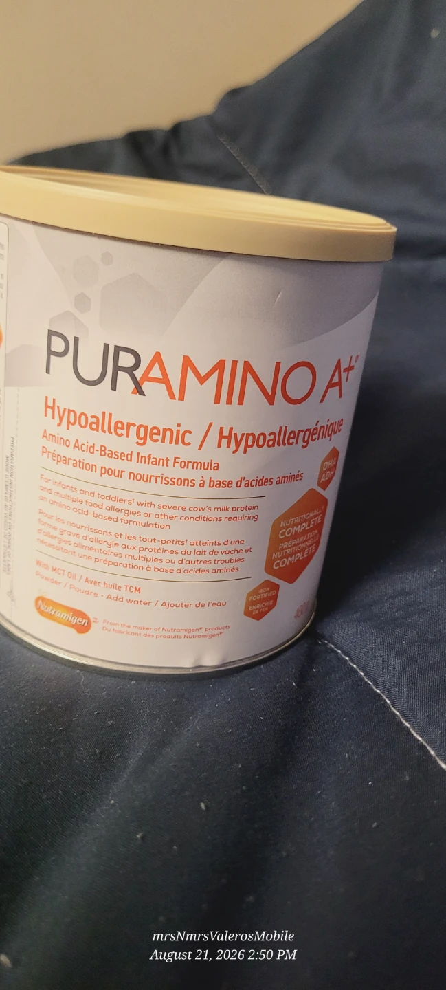 Puramino A+ Hypoallergenic Amino Acid-Based Infant Formula - photo 2