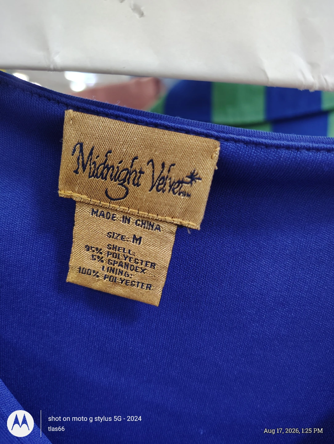 Midnight Velvet Royal Blue V-Neck Drape Dress - photo 2