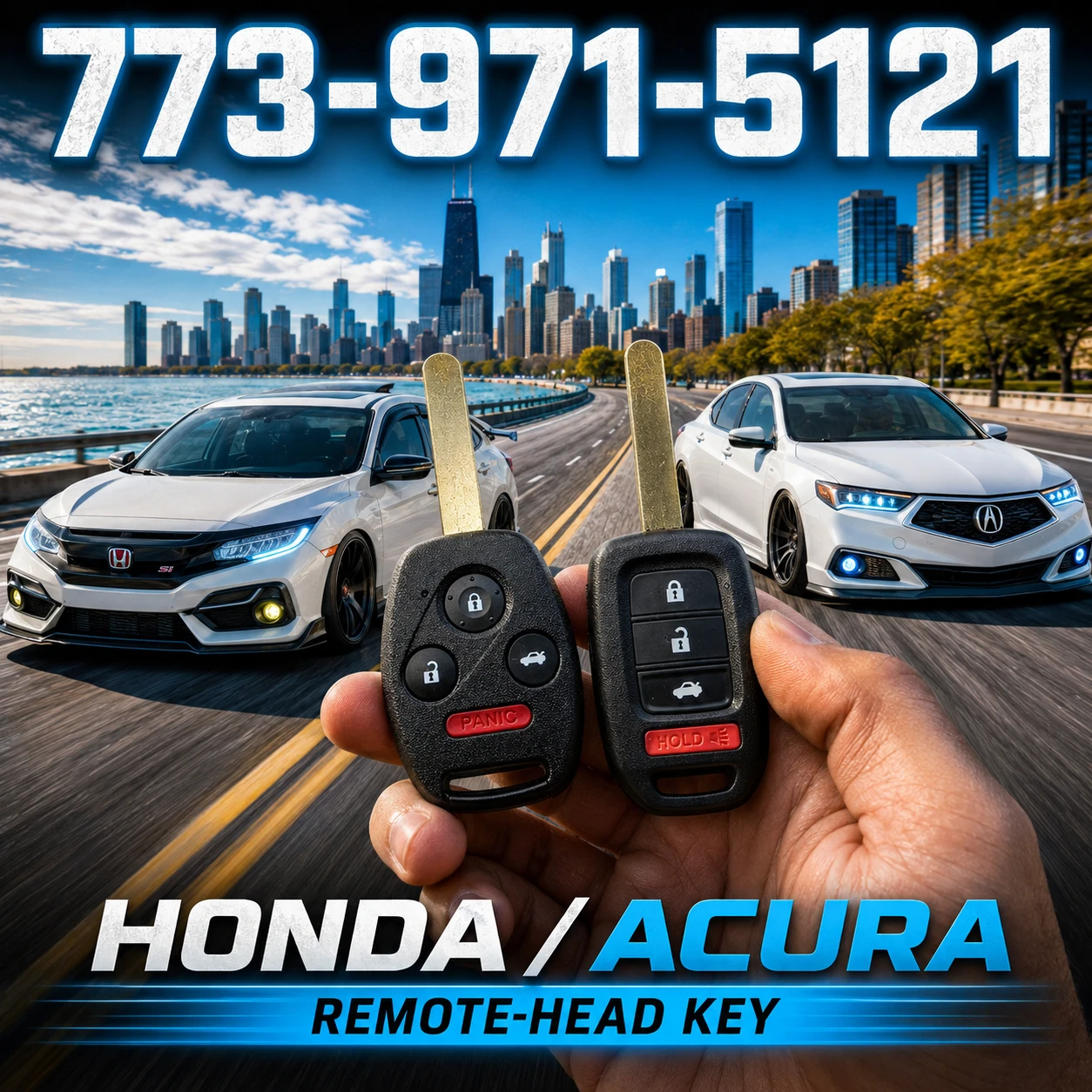 Spare Car Keys for Honda & Acura