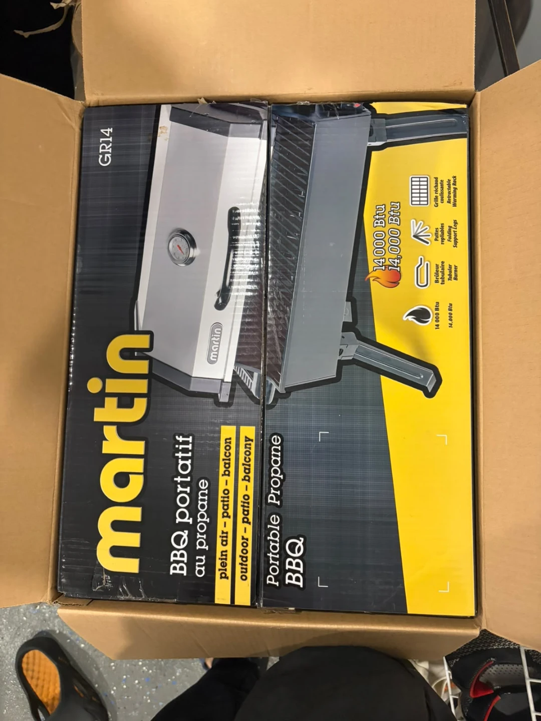 Martin GR14 Portable Propane BBQ Grill