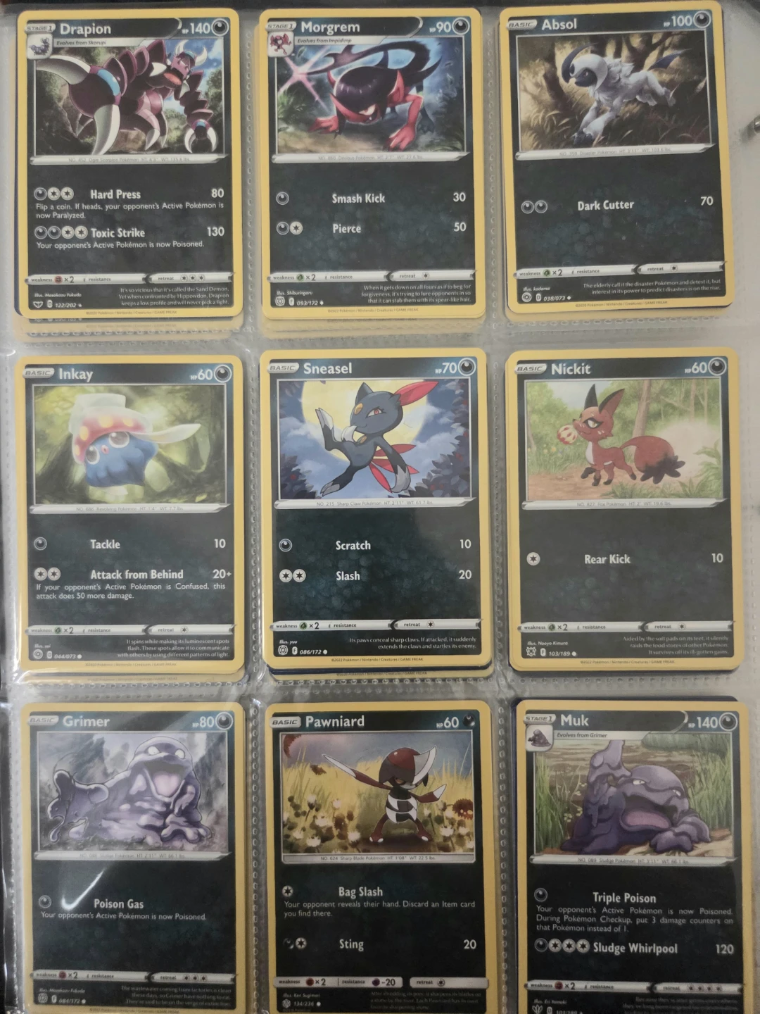 Pokemon cards - darkness type and energy - photo 4