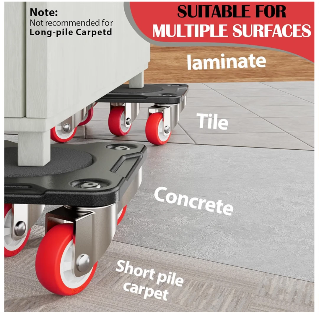 Furniture Mover Plus Dolly with 5 Wheels & Lifter - photo 4