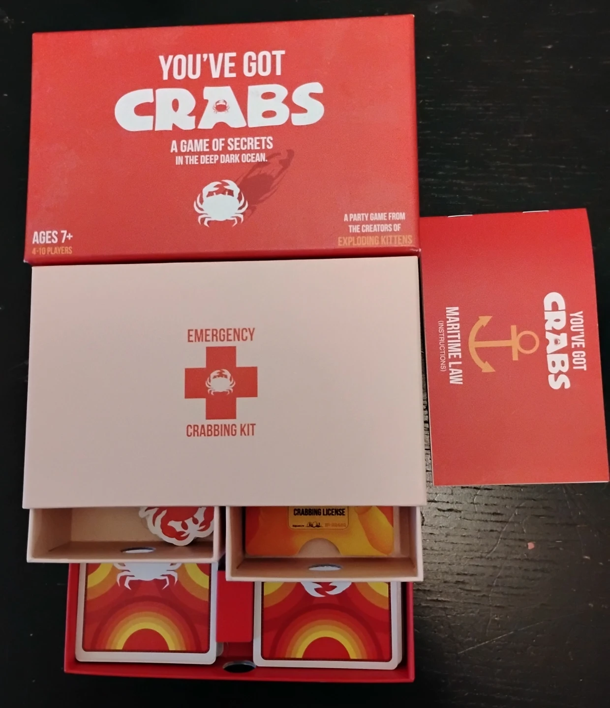 You've Got Crabs card game