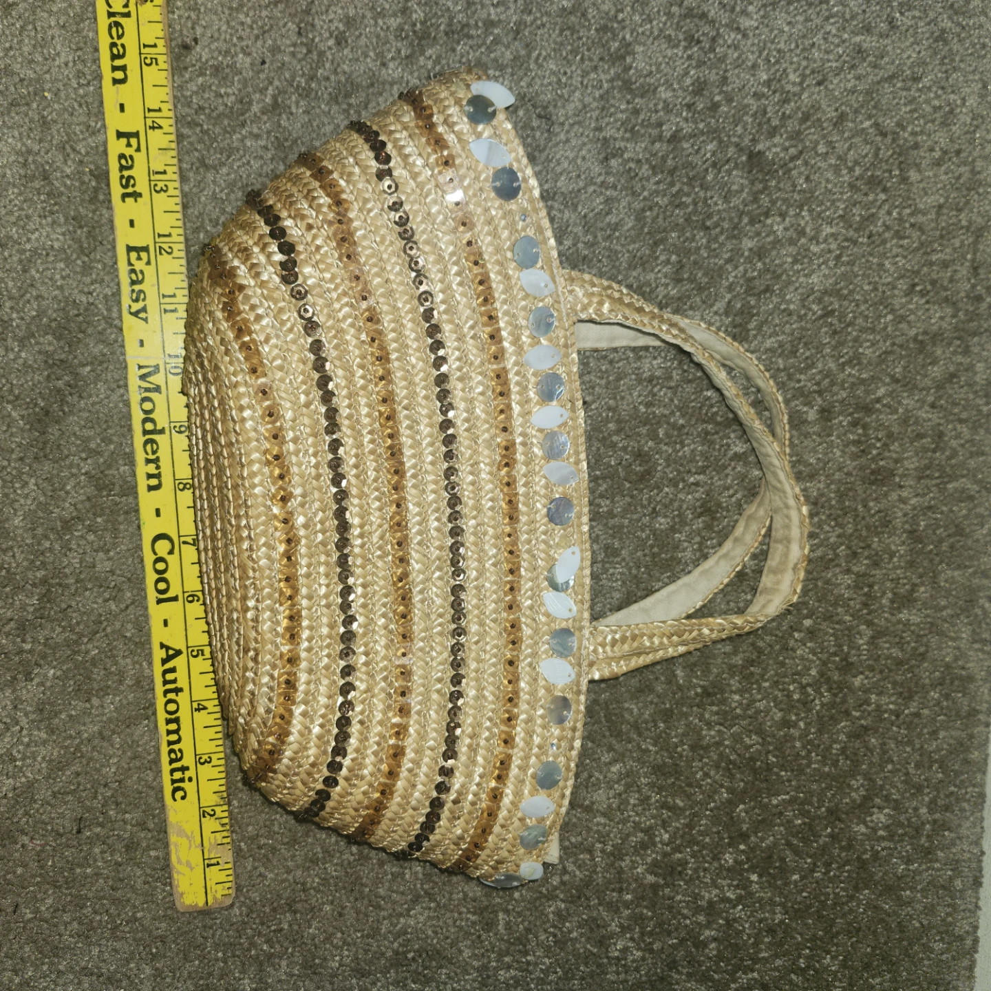 Straw purse - photo 2