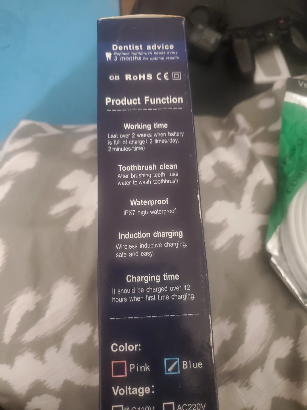 Azdent Rechargeable Sonic Toothbrush AZ-006 - photo 2
