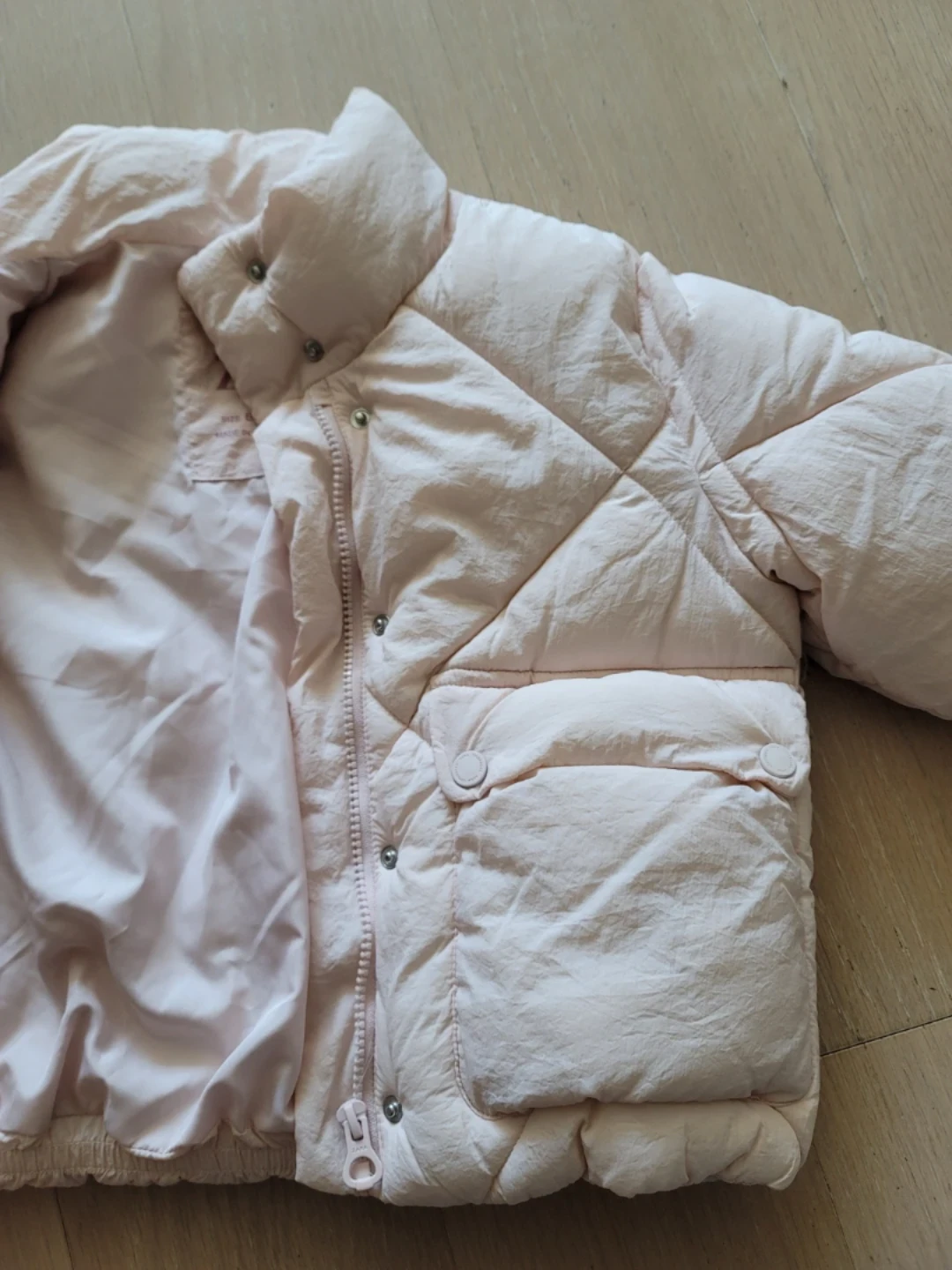 Zara Puffer Jacket Pink Size 6-7 CM 120 - photo 3