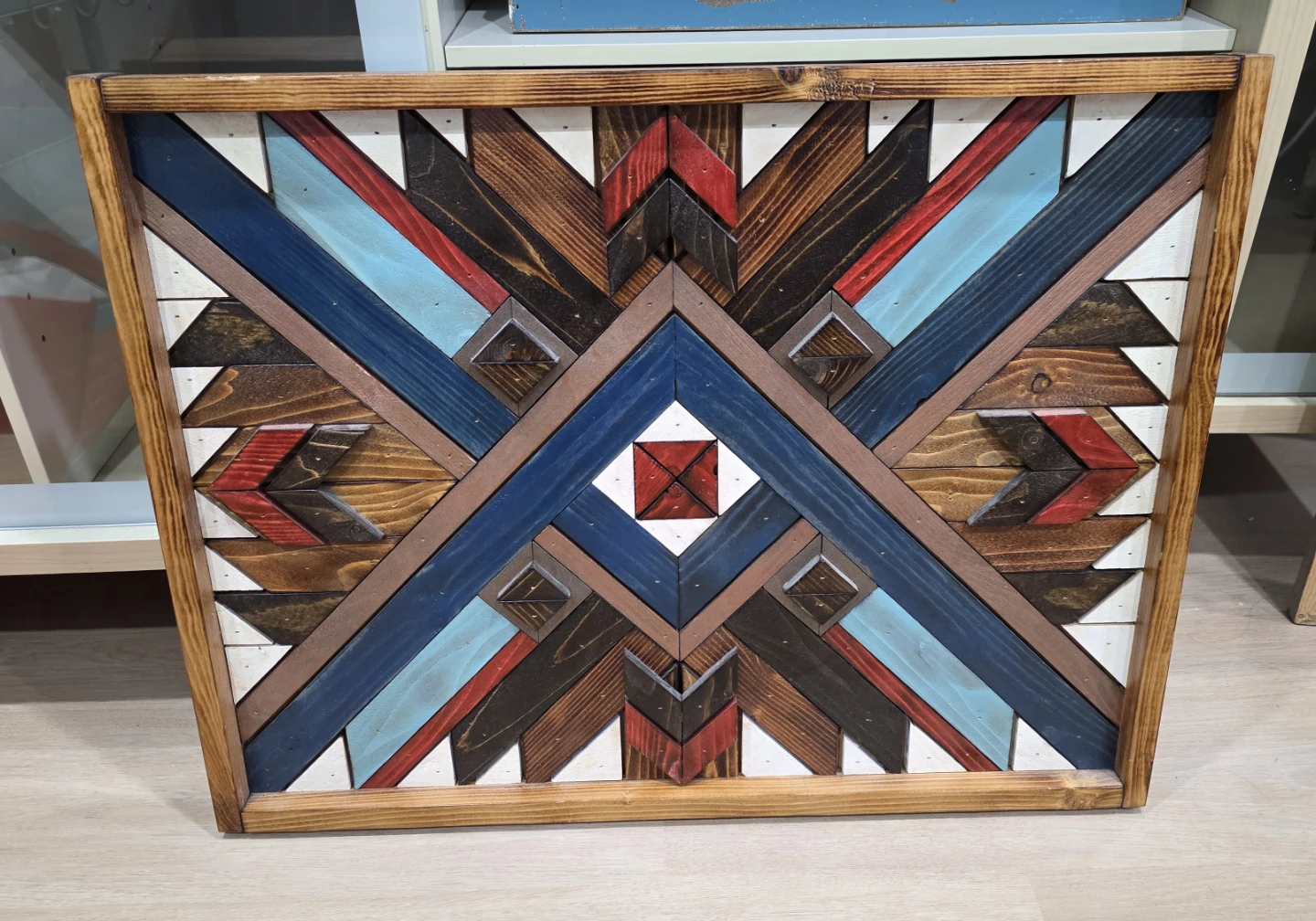 Geometric Wood Wall Art