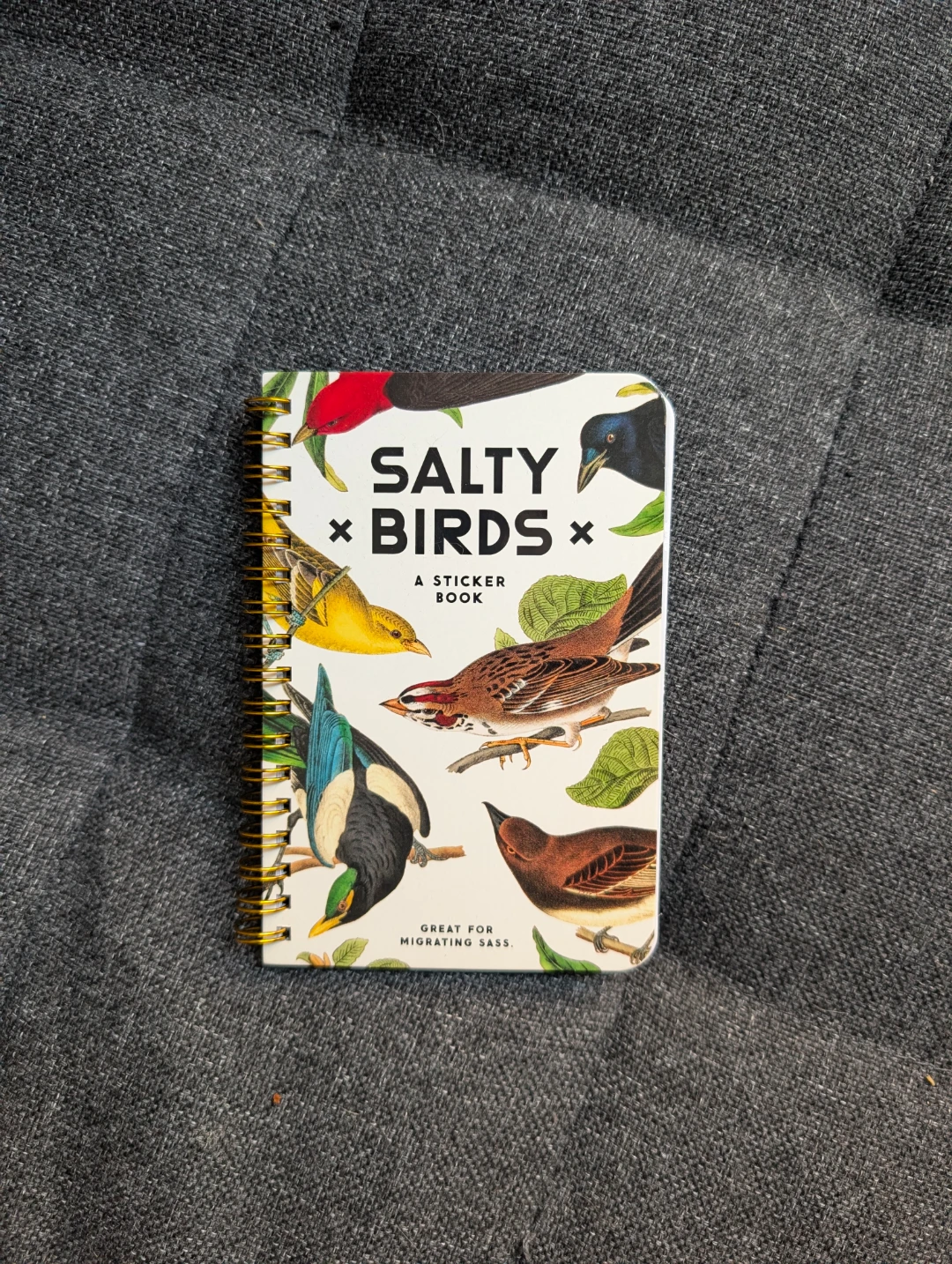 "Salty Bird" stickers