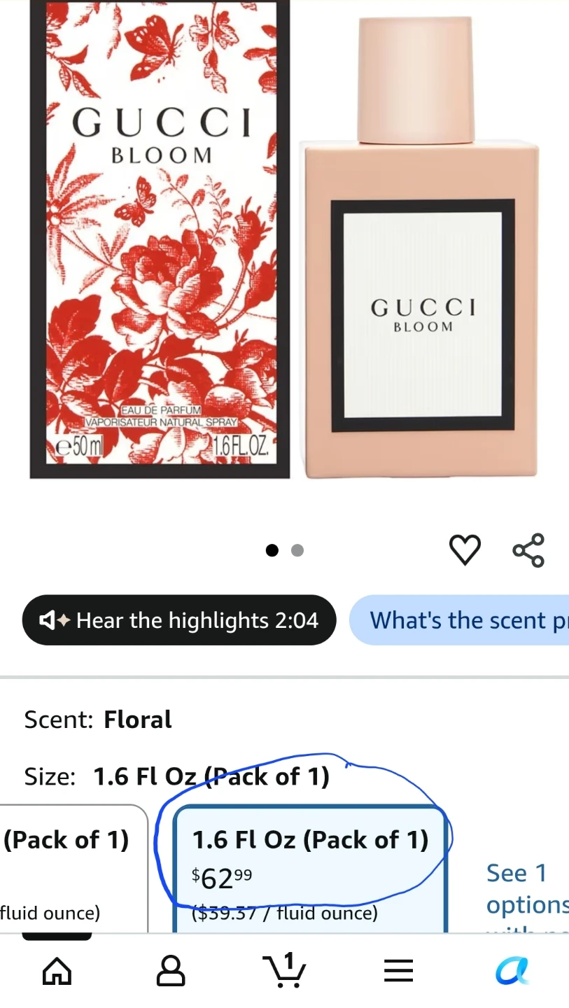Gucci Bloom Eau de Parfum 1.6 Fl Oz - photo 3