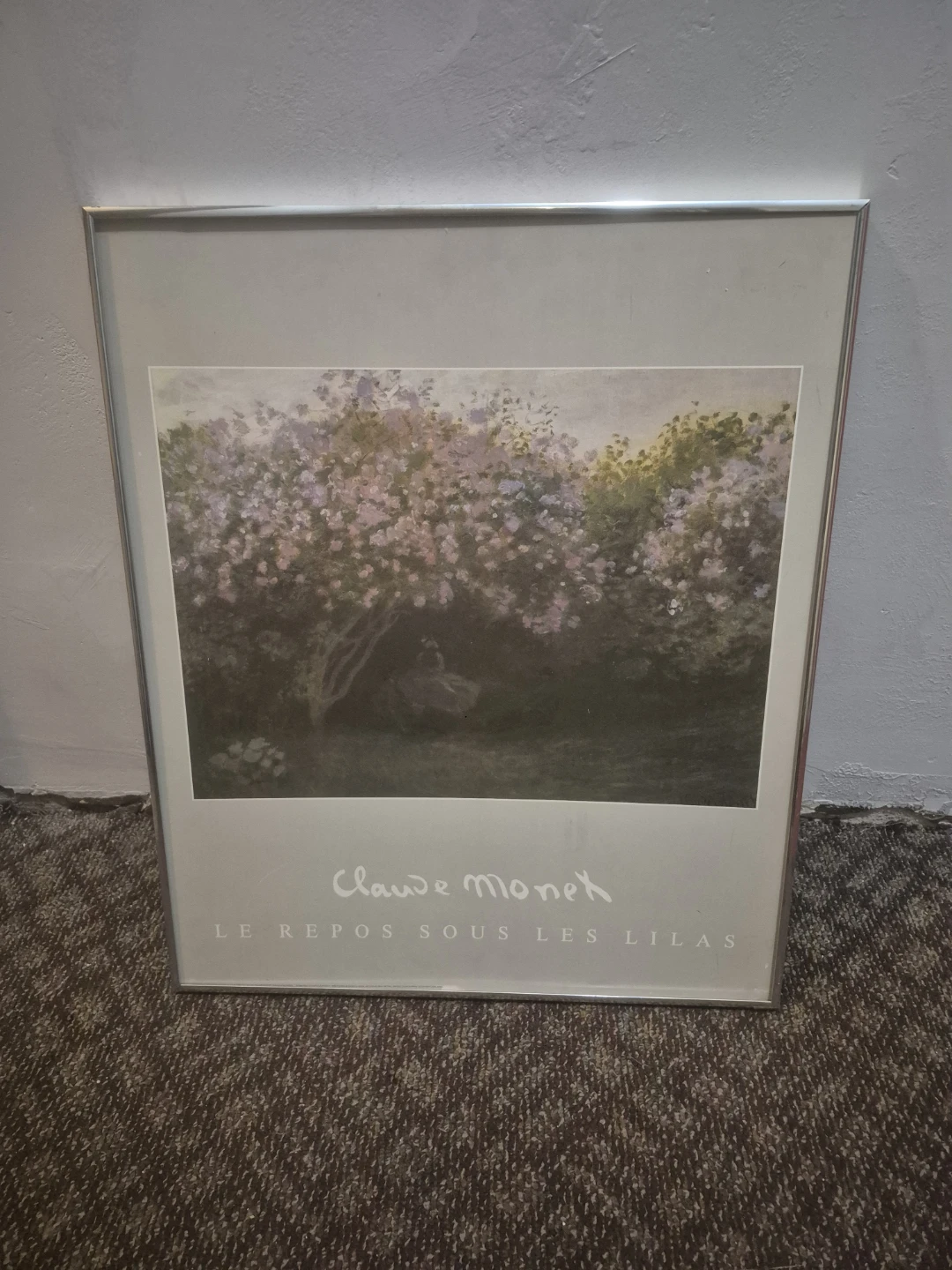 Claude Monet "Le Repos Sous Les Lilas" Print Poster