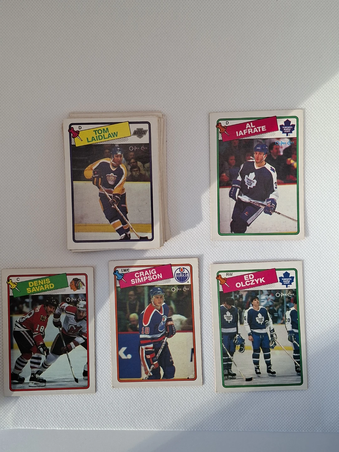 Collection of 1980s O-Pee-chee  Hockey Cards