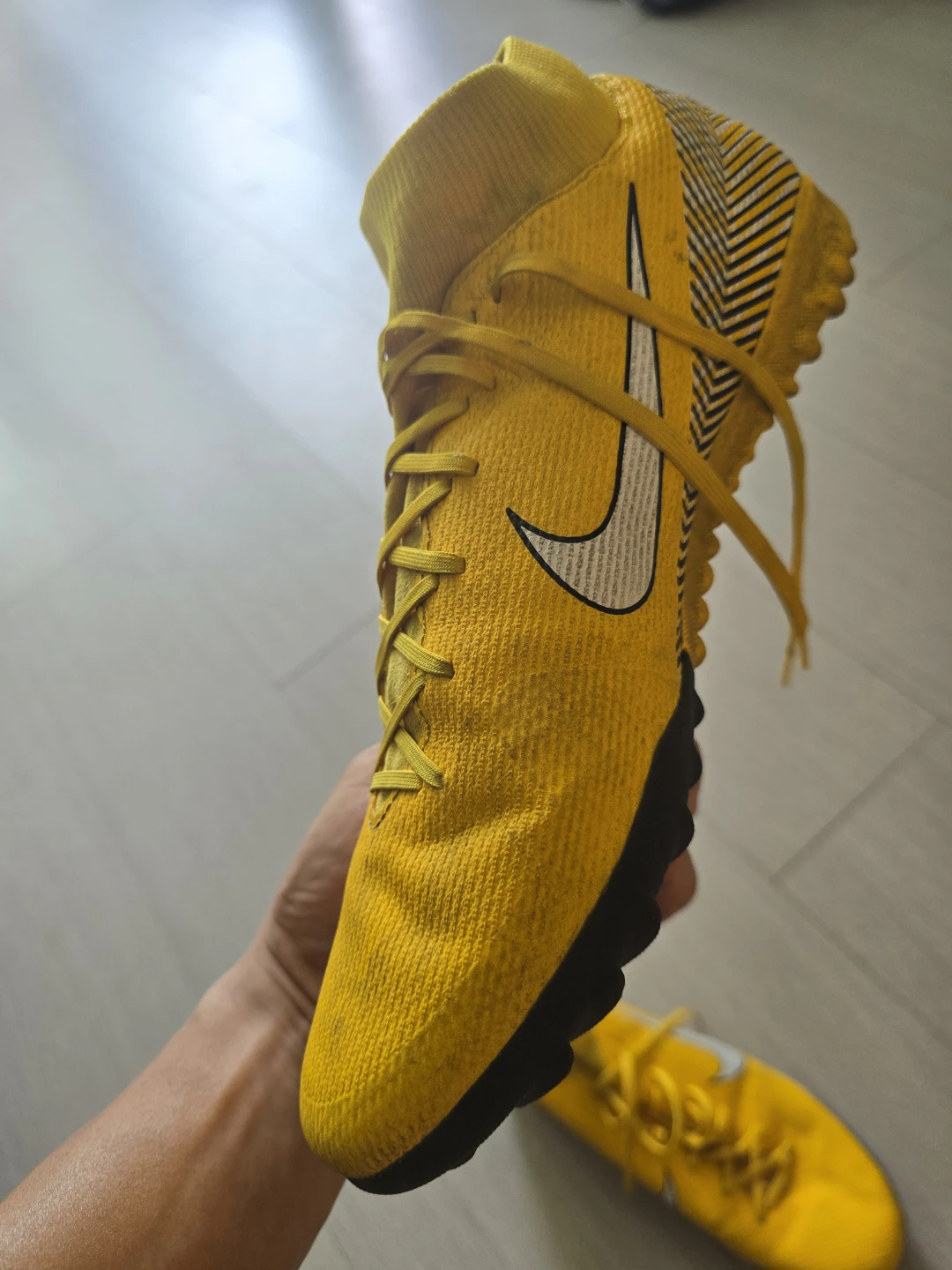 Nike Mercurial Football Cleats Yellow Size 10.5 - photo 3