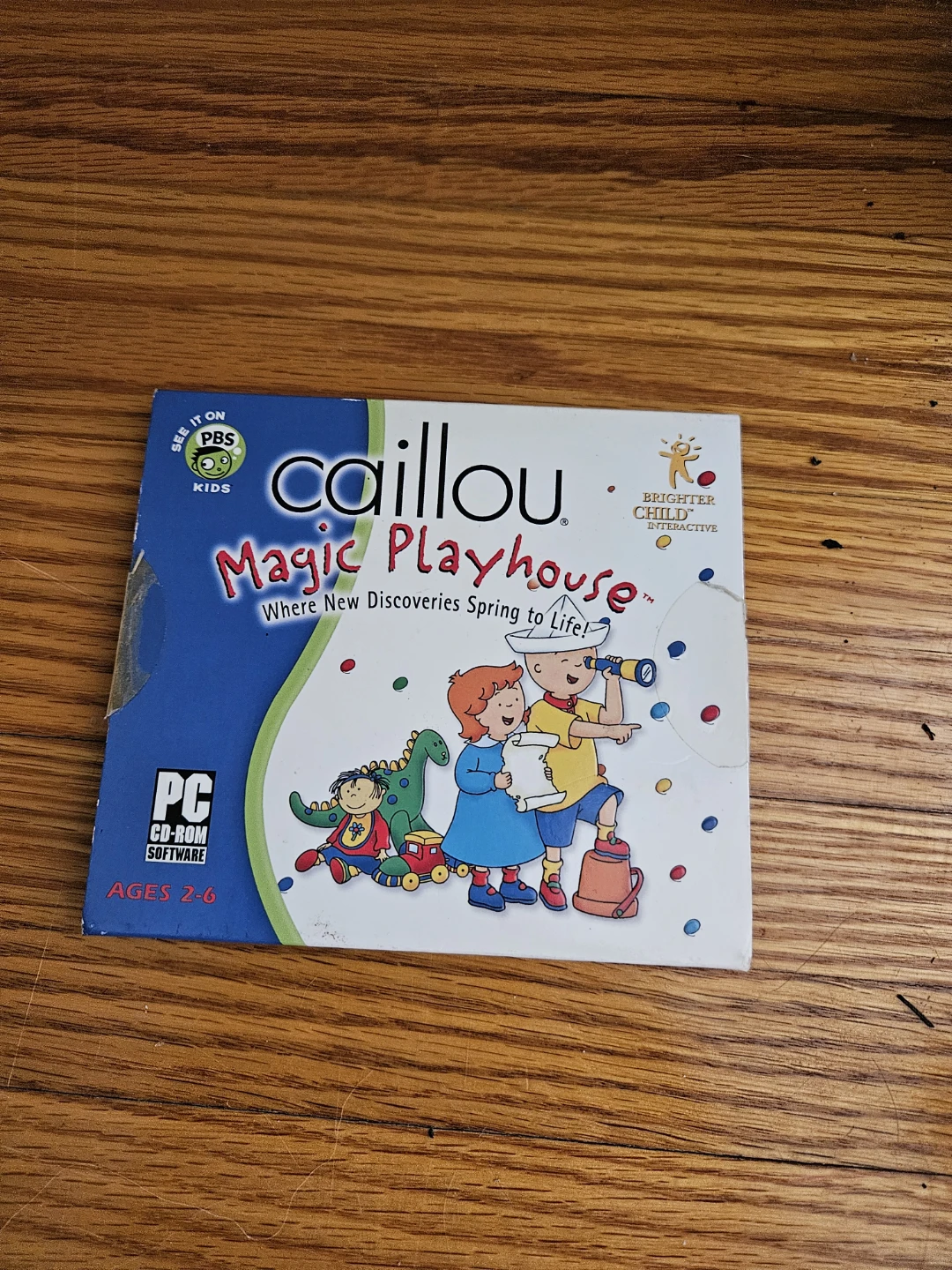 Caillou Magic Playhouse PC CD-ROM Software