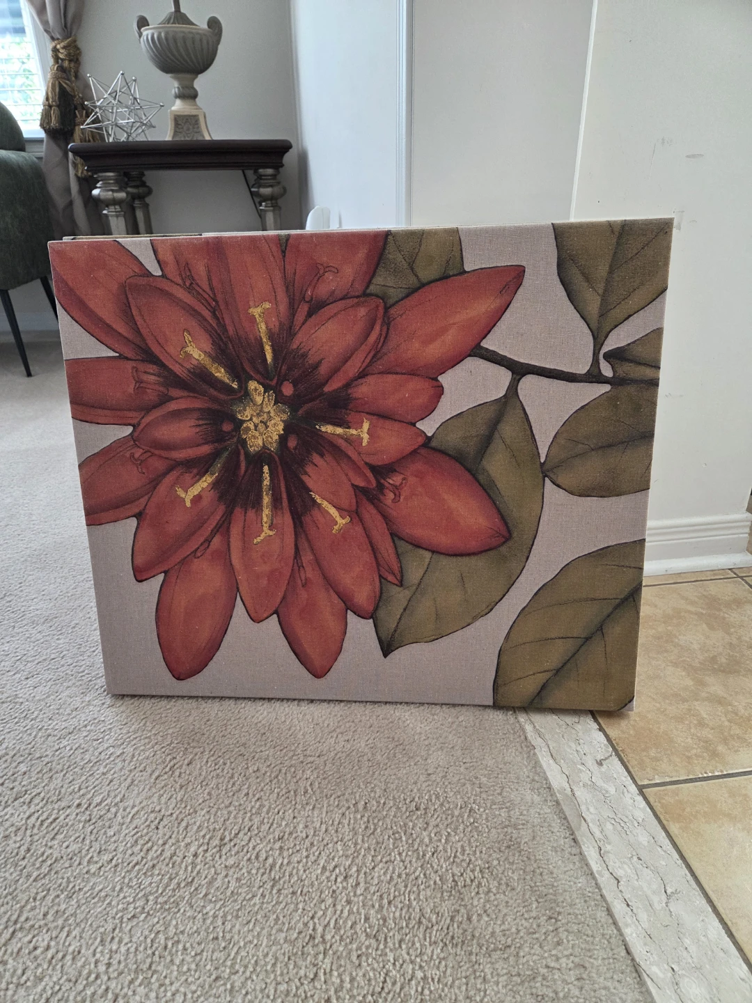 Canvas Wall Art with Floral Design - photo 3