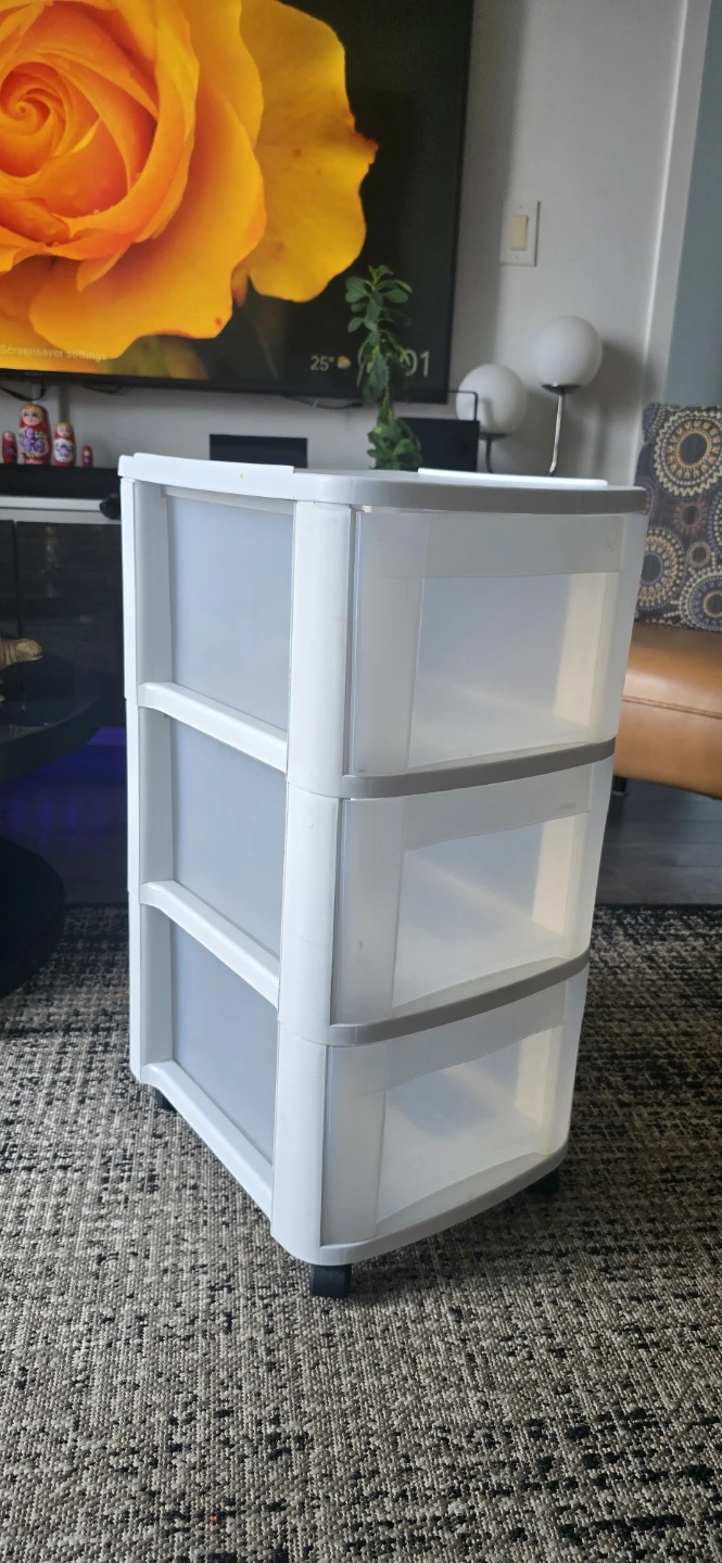 Sterilite 3-Drawer Storage Cart