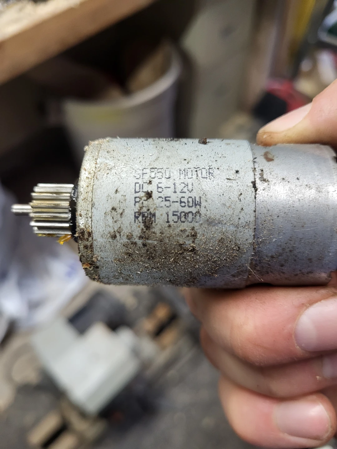 Electric DC Motor 6-12V 15000 RPM - photo 2