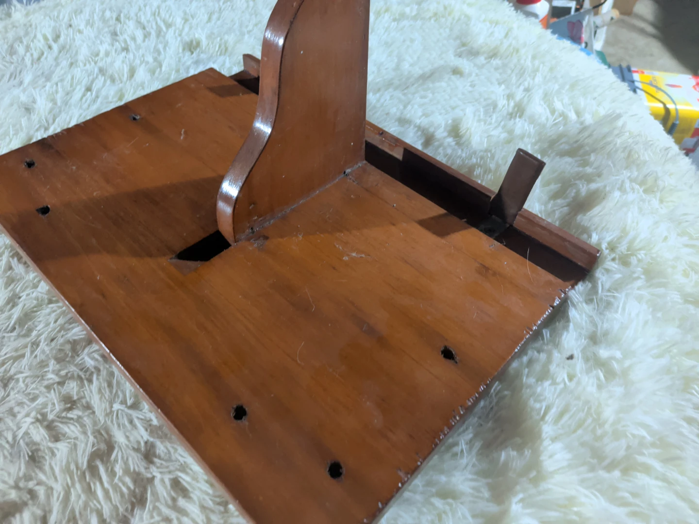 Wooden Bedside Book Shelf - photo 2