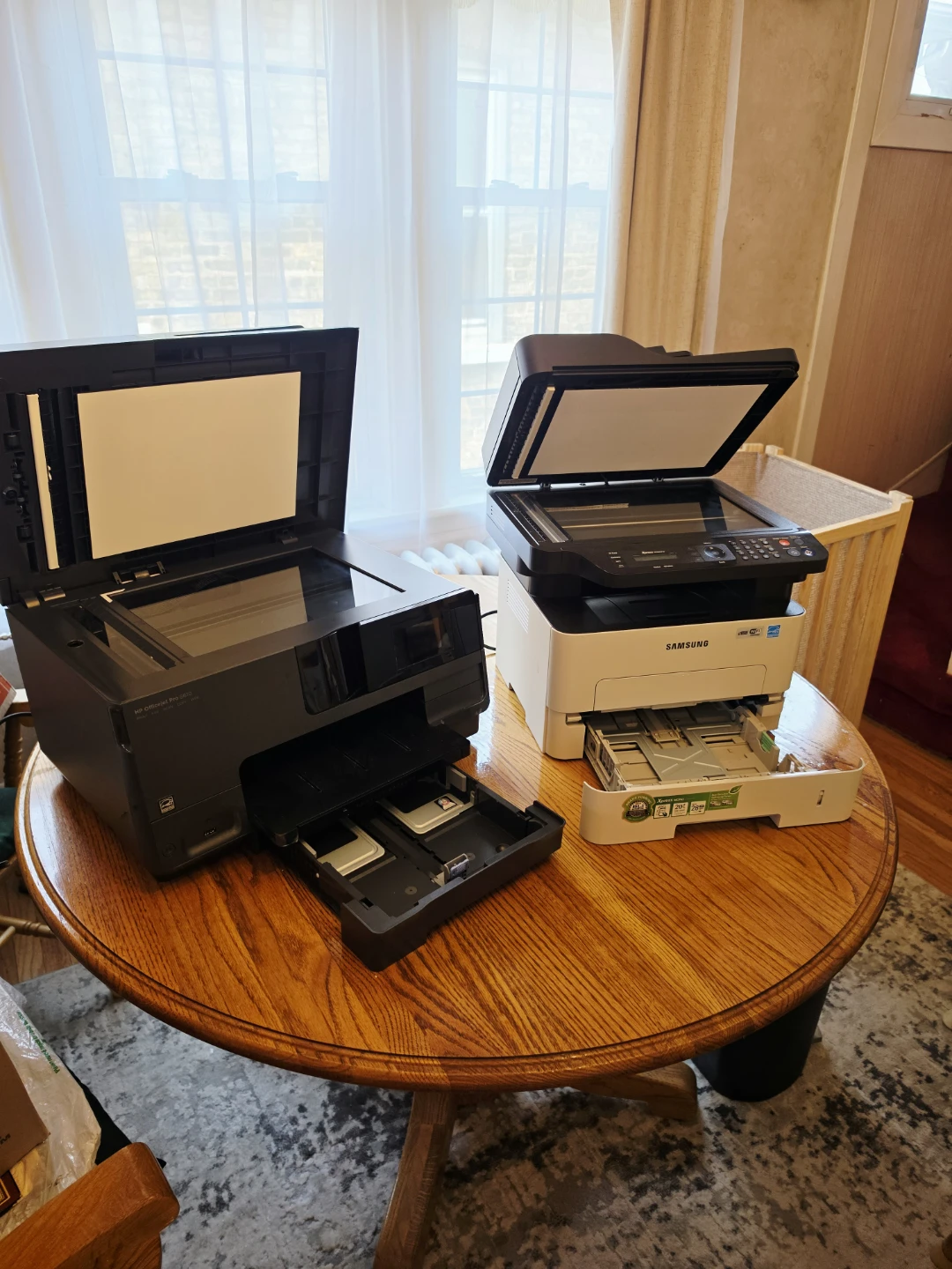 HP Officejet Pro 8610 and Samsung Xpress M2885FW Printers