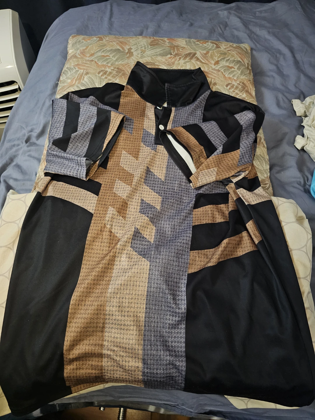 Men's Long Sleeve Polo Shirt Size L