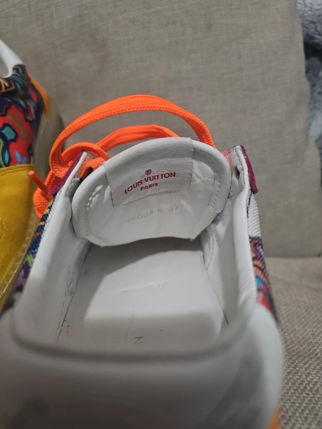 Louis Vuitton Multicolor "LV Initials" Sneakers - Size 37 - photo 4