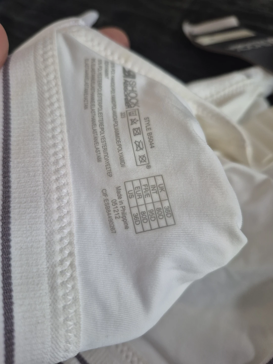 Shock Absorber White Sports Bra 36D - photo 3