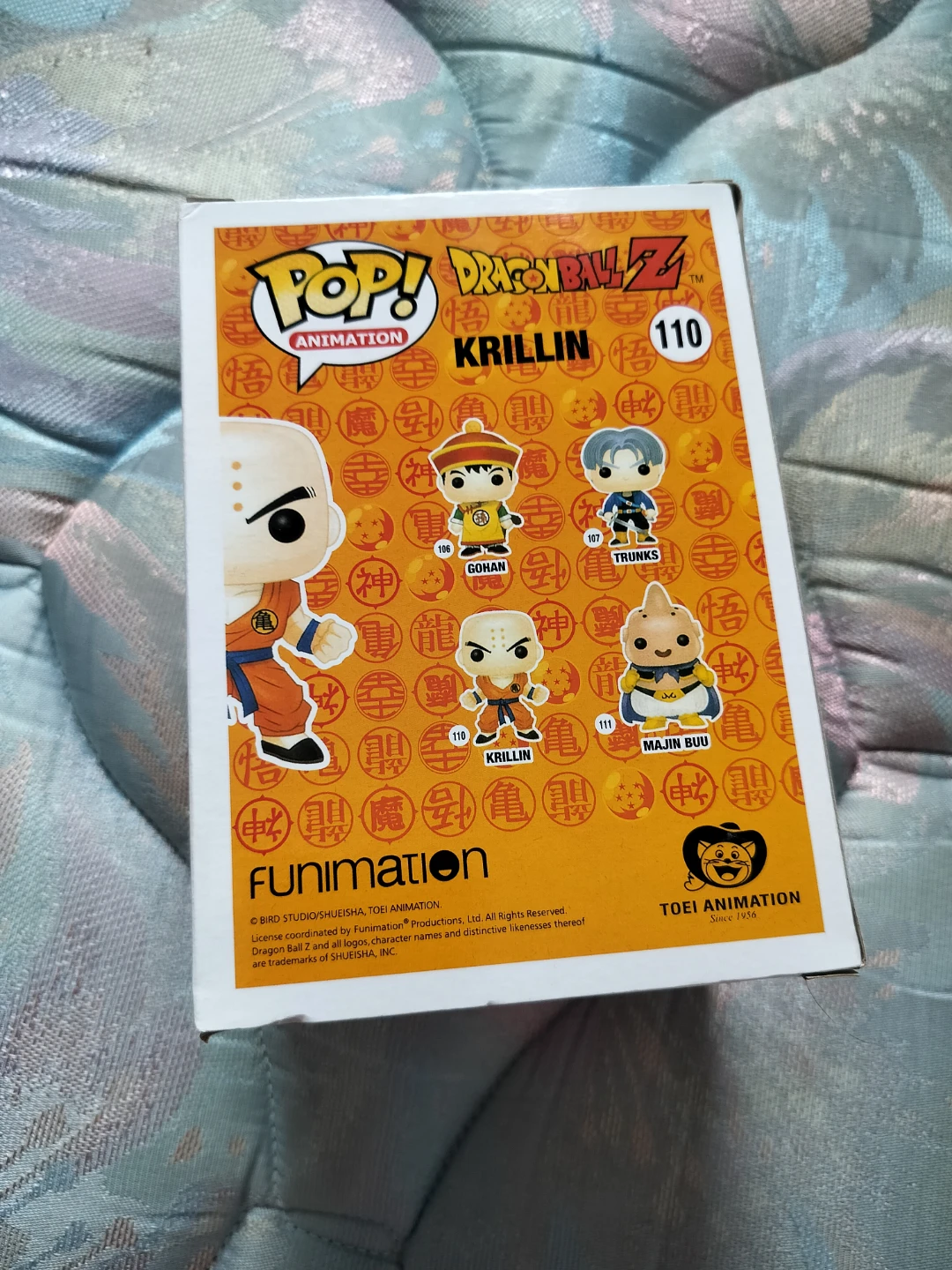 Funko Pop! Animation Krillin #110 Dragon Ball Z Vinyl Figure - photo 2