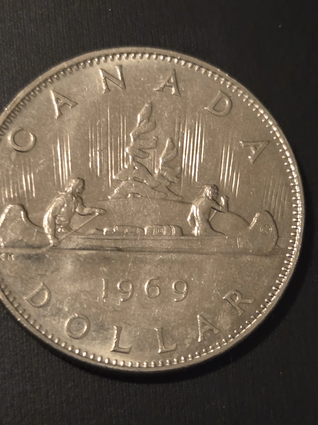 1969 Canadian Dollar Coin