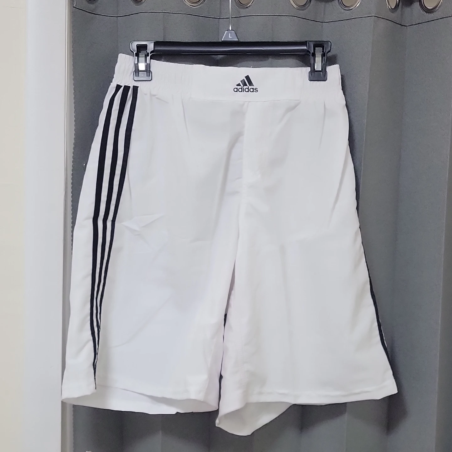 Adidas White Polyester Shorts - photo 2