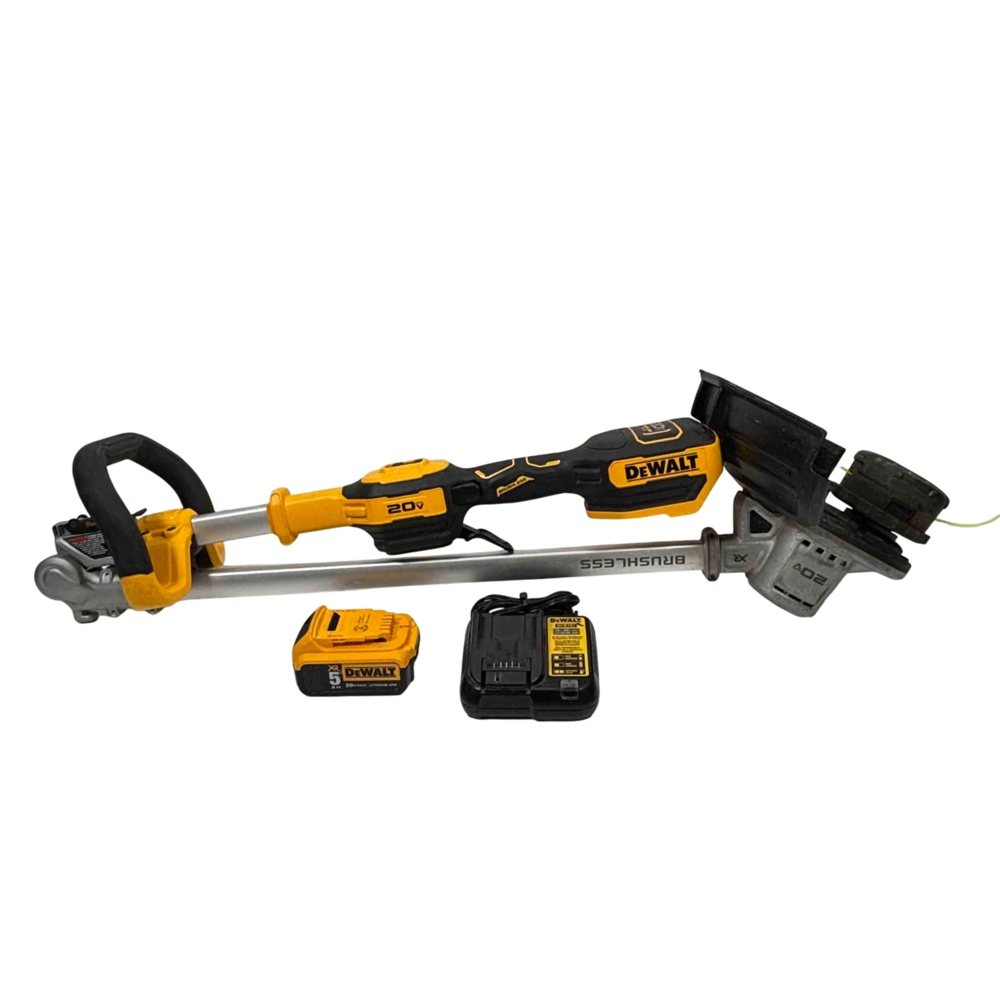 DeWalt 20V max Cordless String Trimmer with Battery and Charger