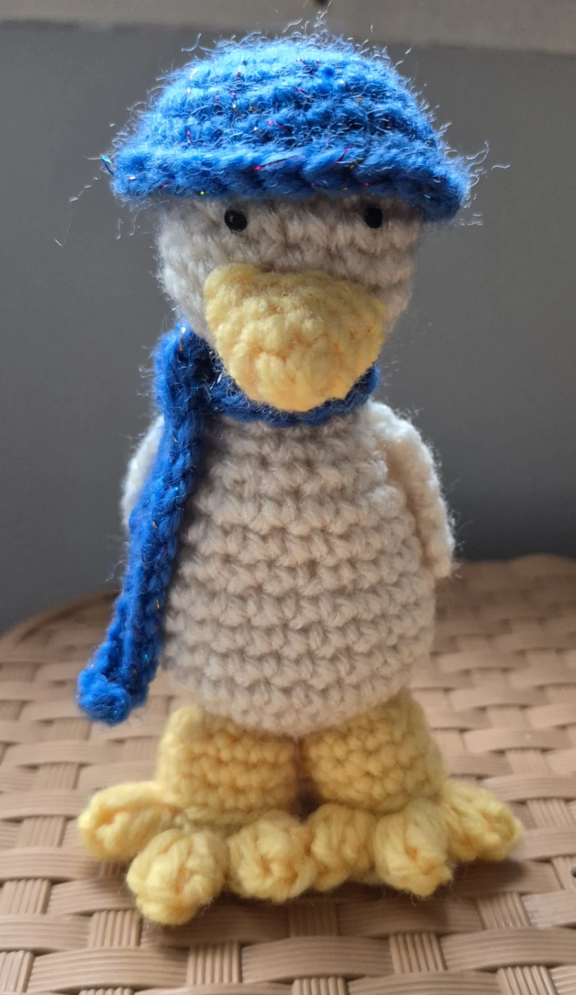 Handmade Crochet Duck Plush Toy - photo 4