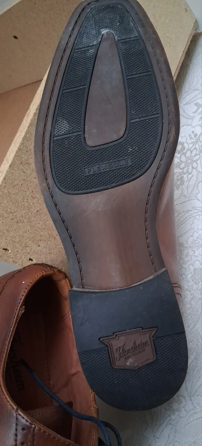 Florsheim Men's Brown Leather Oxford Shoes - photo 4