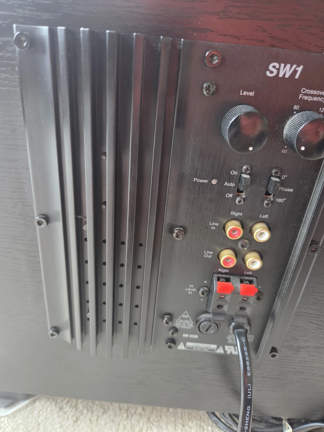 MTX Audio SW1 Subwoofer - photo 5